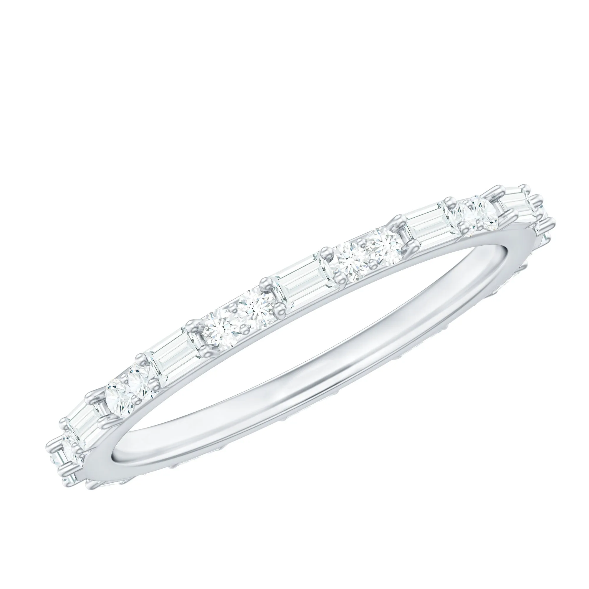 0.50 CT Diamond Full Eternity Stackable Ring