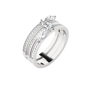 1 ctw Marquise Lab Grown Diamond Ring