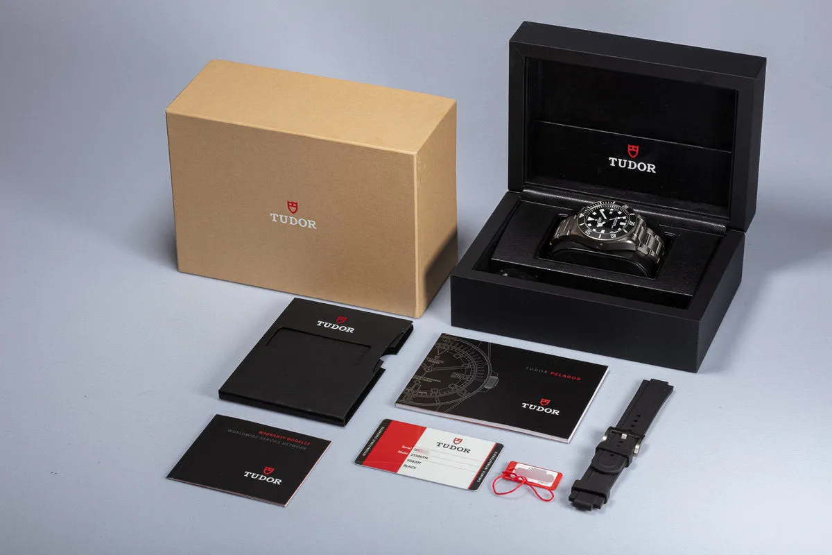 2015 Tudor Pelagos 25500TN Black Dial with Box & Card