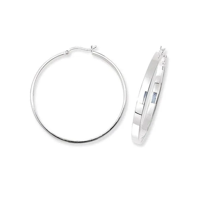 Acotis Silver Hoop Earrings G5557