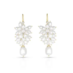 ADELINE PEARL CLUSTER EARRINGS