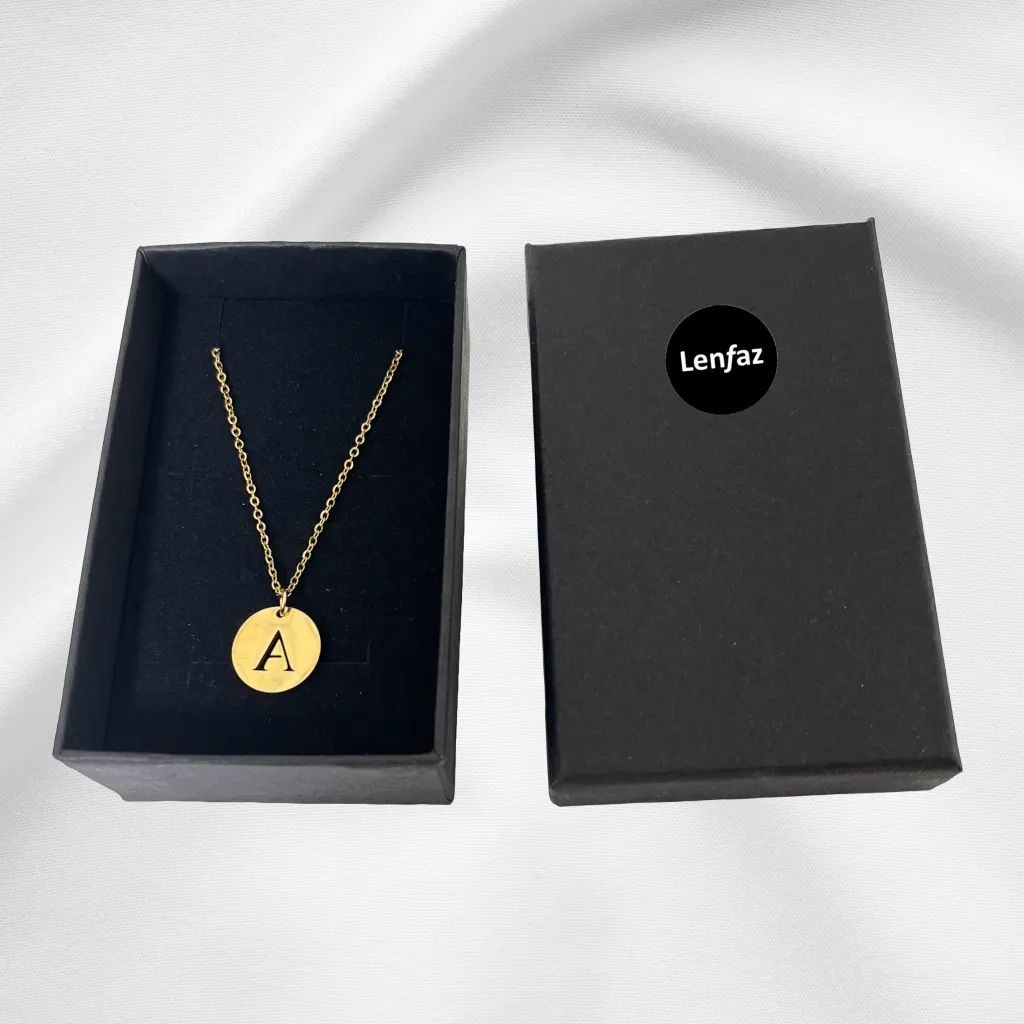 Alphabet Necklace Gold Plated - Letter I