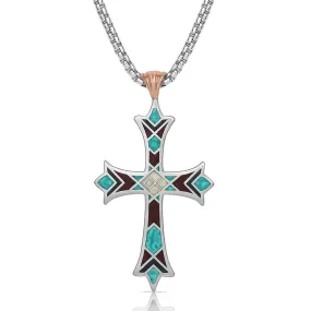 American Legends Embracing Faith Cross Necklace