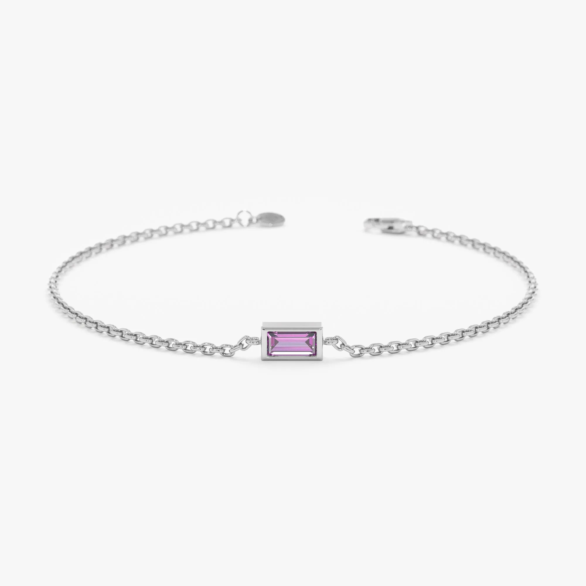 Amethyst Birthstone Bracelet, Teresa