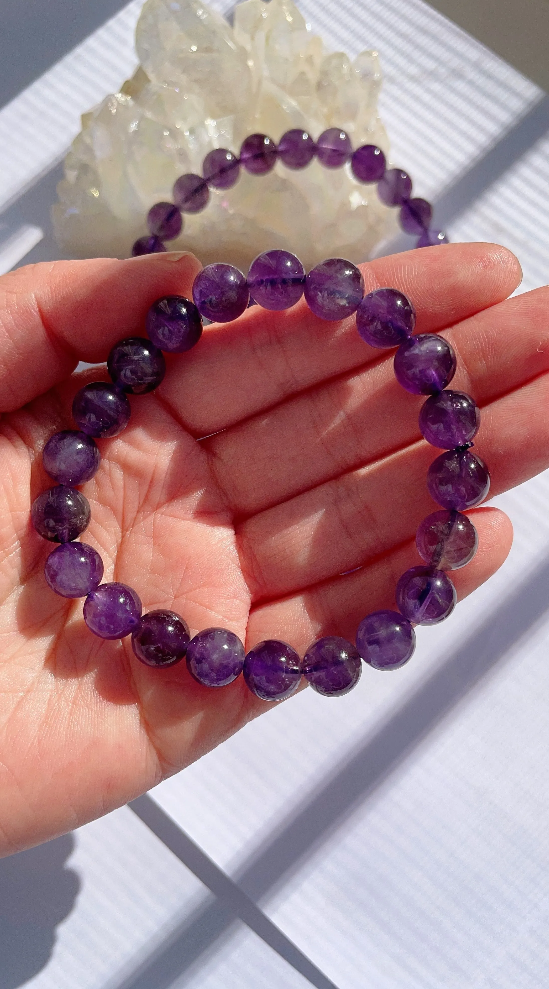 Amethyst Bracelet Vibrant Good Quality Best Value Crystal Bracelet