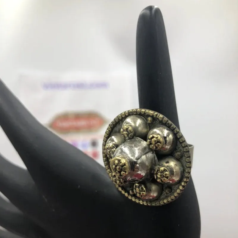 Antique Tribal Silver Kuchi Ring