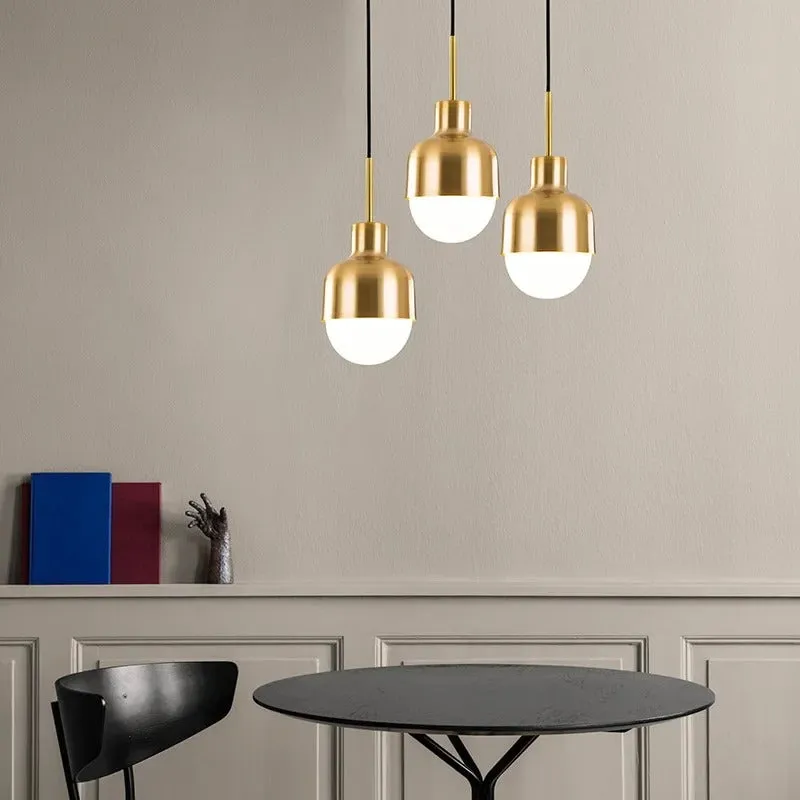 Aroldo Scandinavian Modern Acorn Pendant Lamp