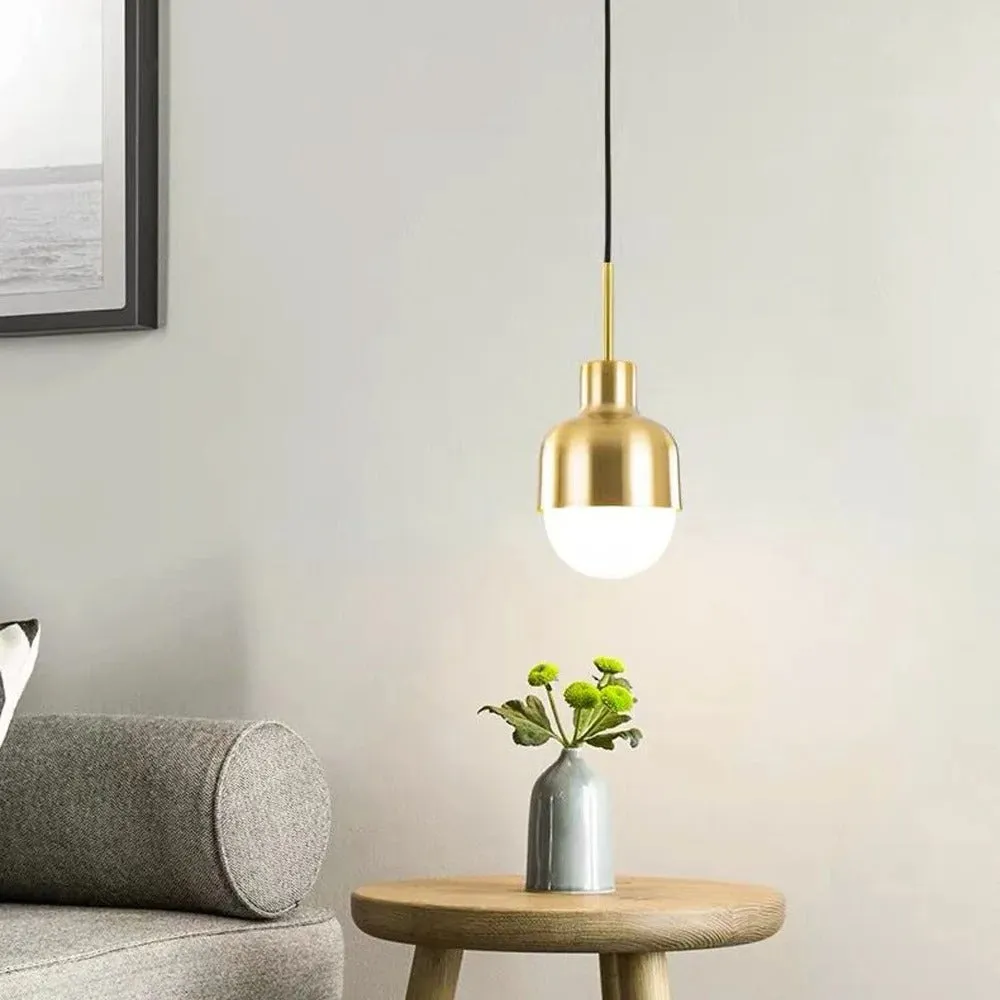 Aroldo Scandinavian Modern Acorn Pendant Lamp