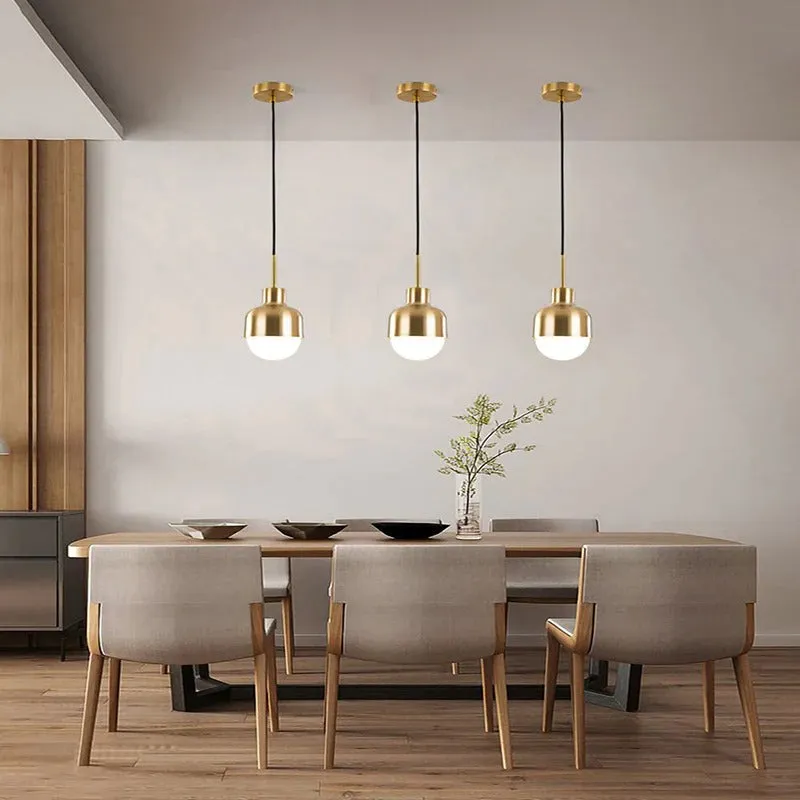 Aroldo Scandinavian Modern Acorn Pendant Lamp