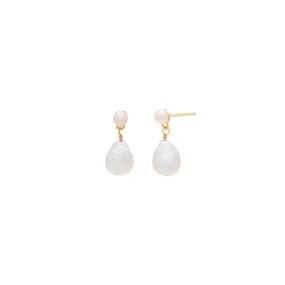 BAROQUE PEARL PETITE DROP STUDS