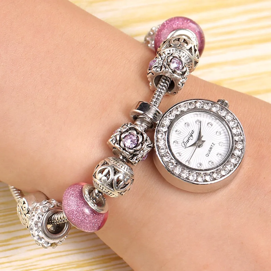 Beaded Bracelet Watch