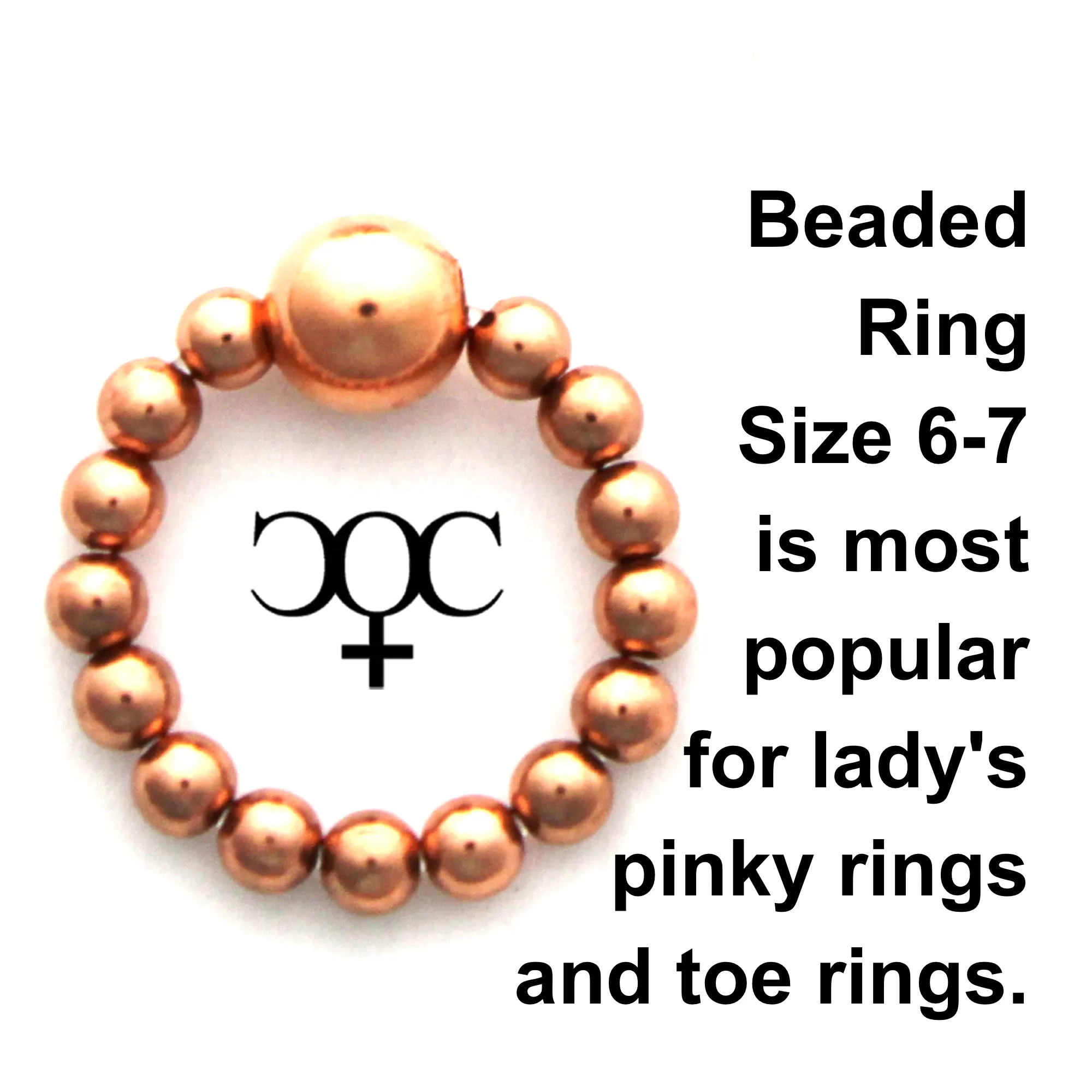 Beaded Copper Rings 3mm Beaded Copper Elastic Stretch Rings Pure Copper Healing Finger Ring Toe Ring