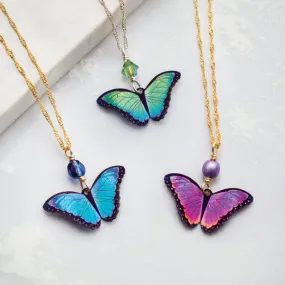 Bindi Butterfly Pendant Necklace