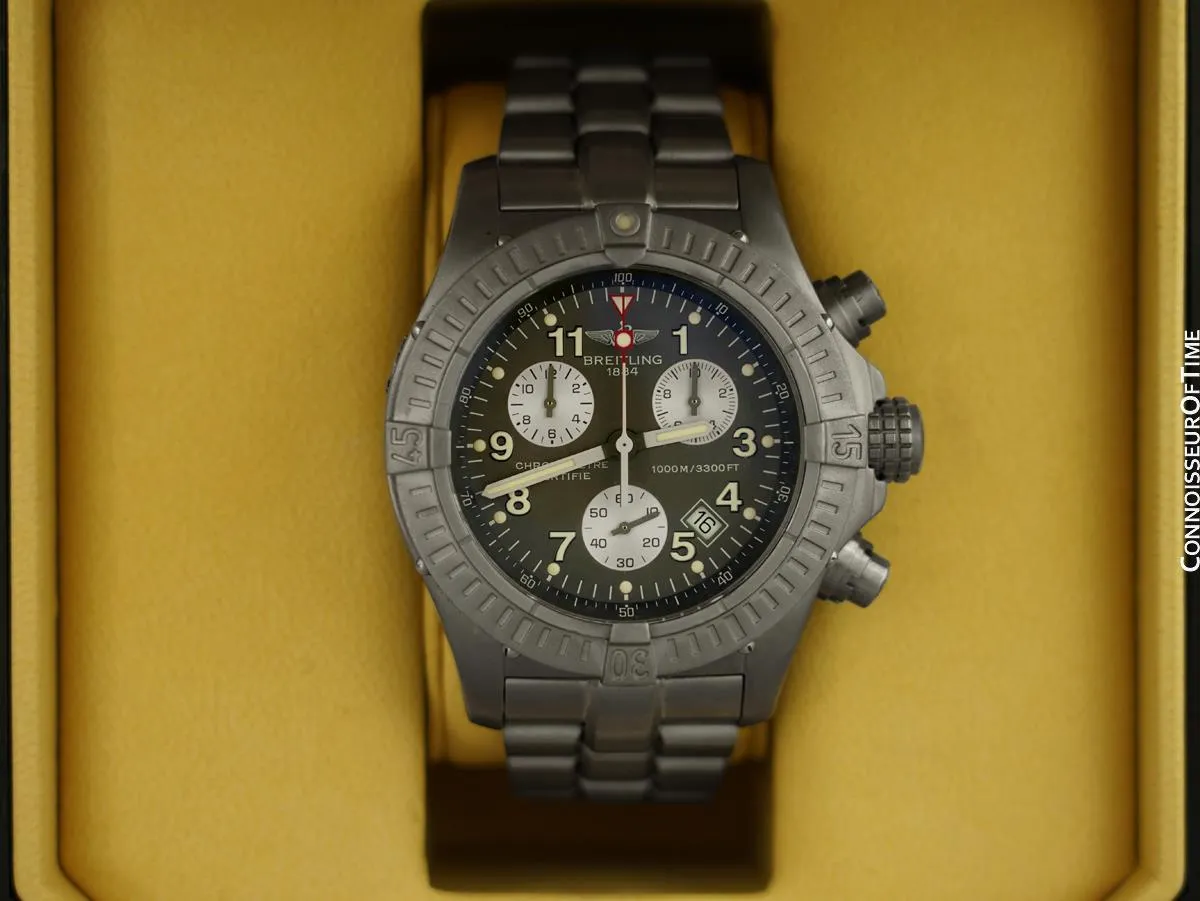 Breitling Avenger M1 Titanium Chronograph Ref. E73360 Watch - Papers & Boxes