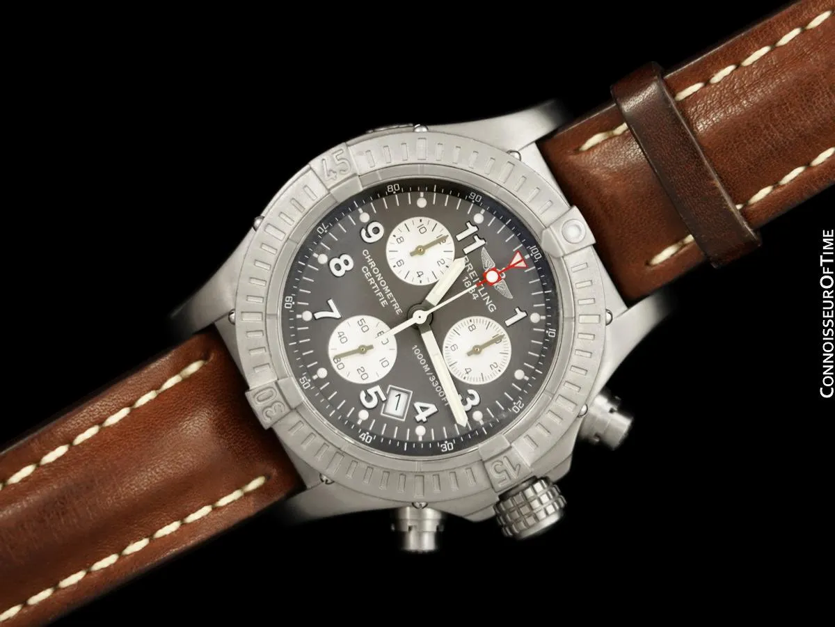 Breitling Avenger M1 Titanium Chronograph Ref. E73360 Watch - Papers & Boxes