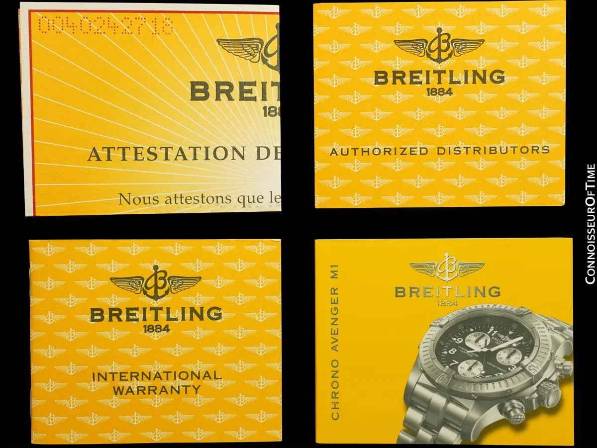 Breitling Avenger M1 Titanium Chronograph Ref. E73360 Watch - Papers & Boxes