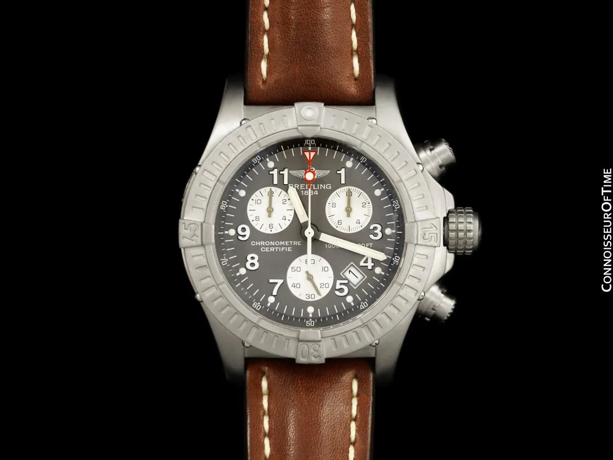 Breitling Avenger M1 Titanium Chronograph Ref. E73360 Watch - Papers & Boxes