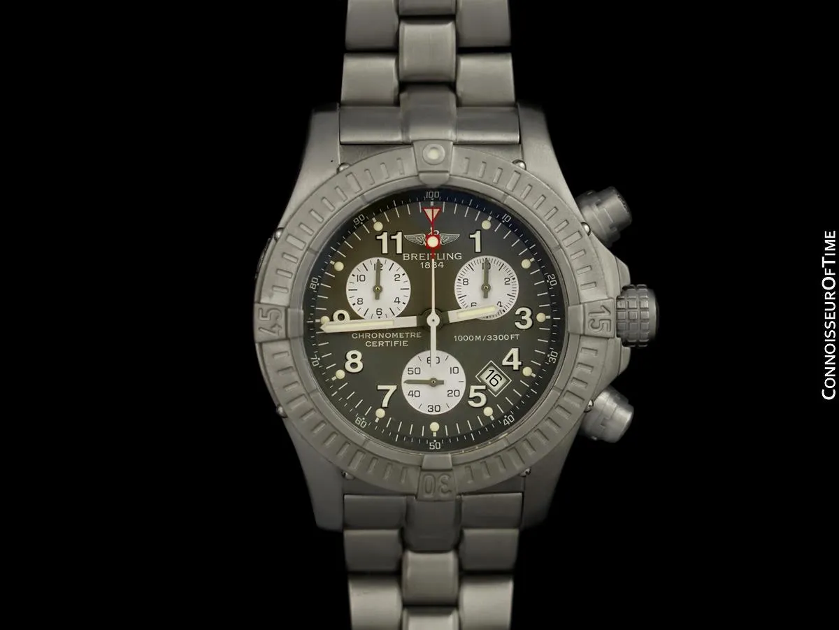 Breitling Avenger M1 Titanium Chronograph Ref. E73360 Watch - Papers & Boxes