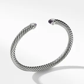 Cable Classics Bracelet with Amethyst and Diamonds