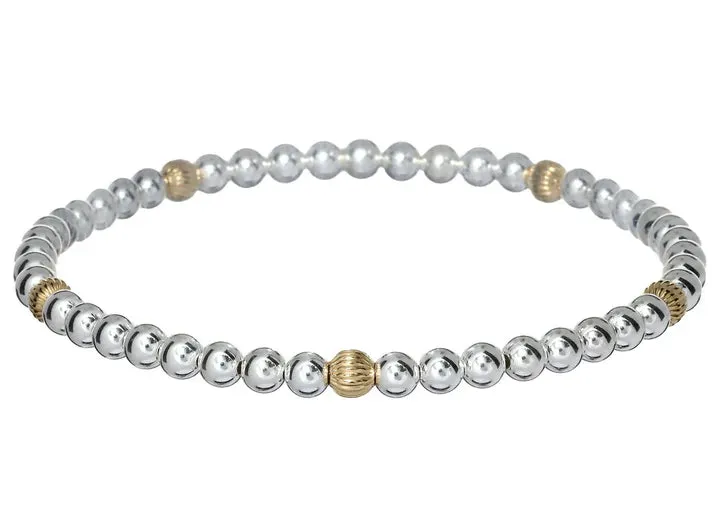 Carly 14k Gold Filled Beaded Bracelet