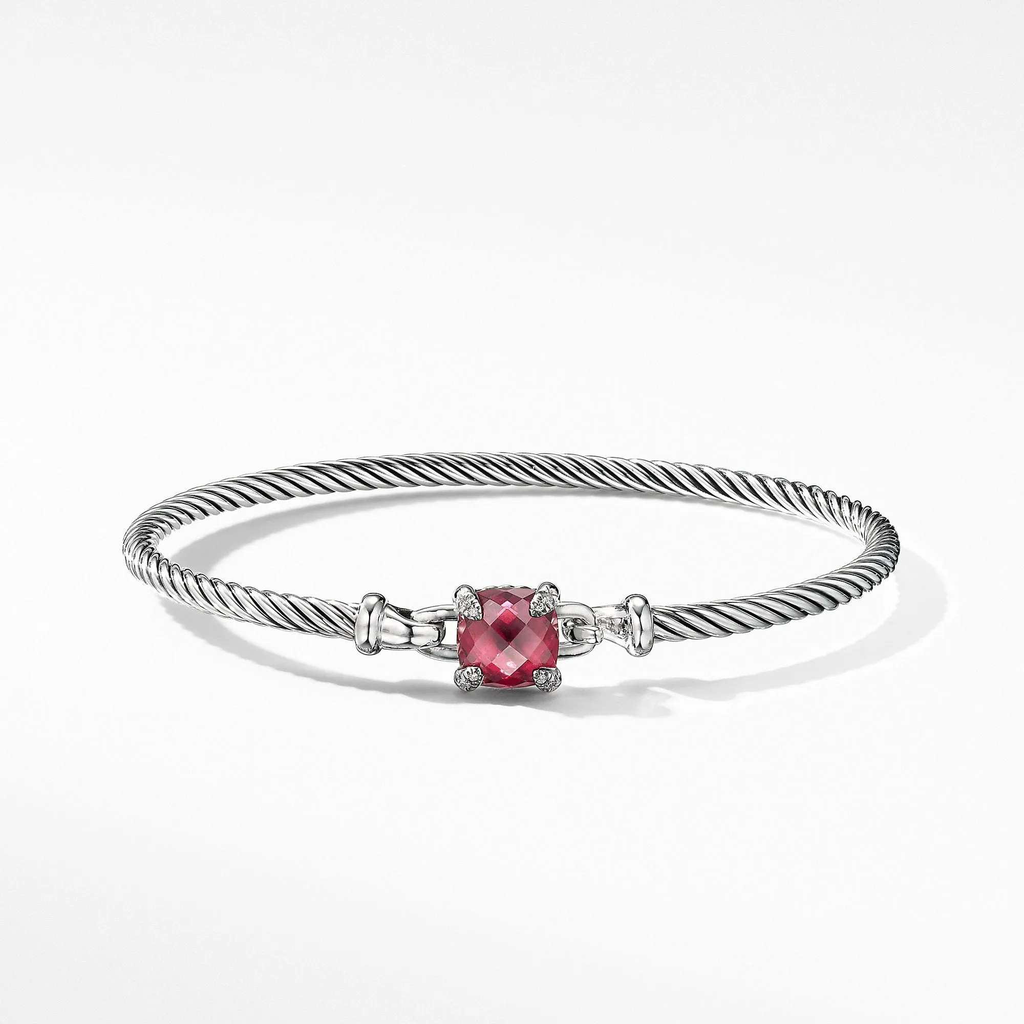 Chatelaine® Bracelet with Rhodolite Garnet and Diamonds