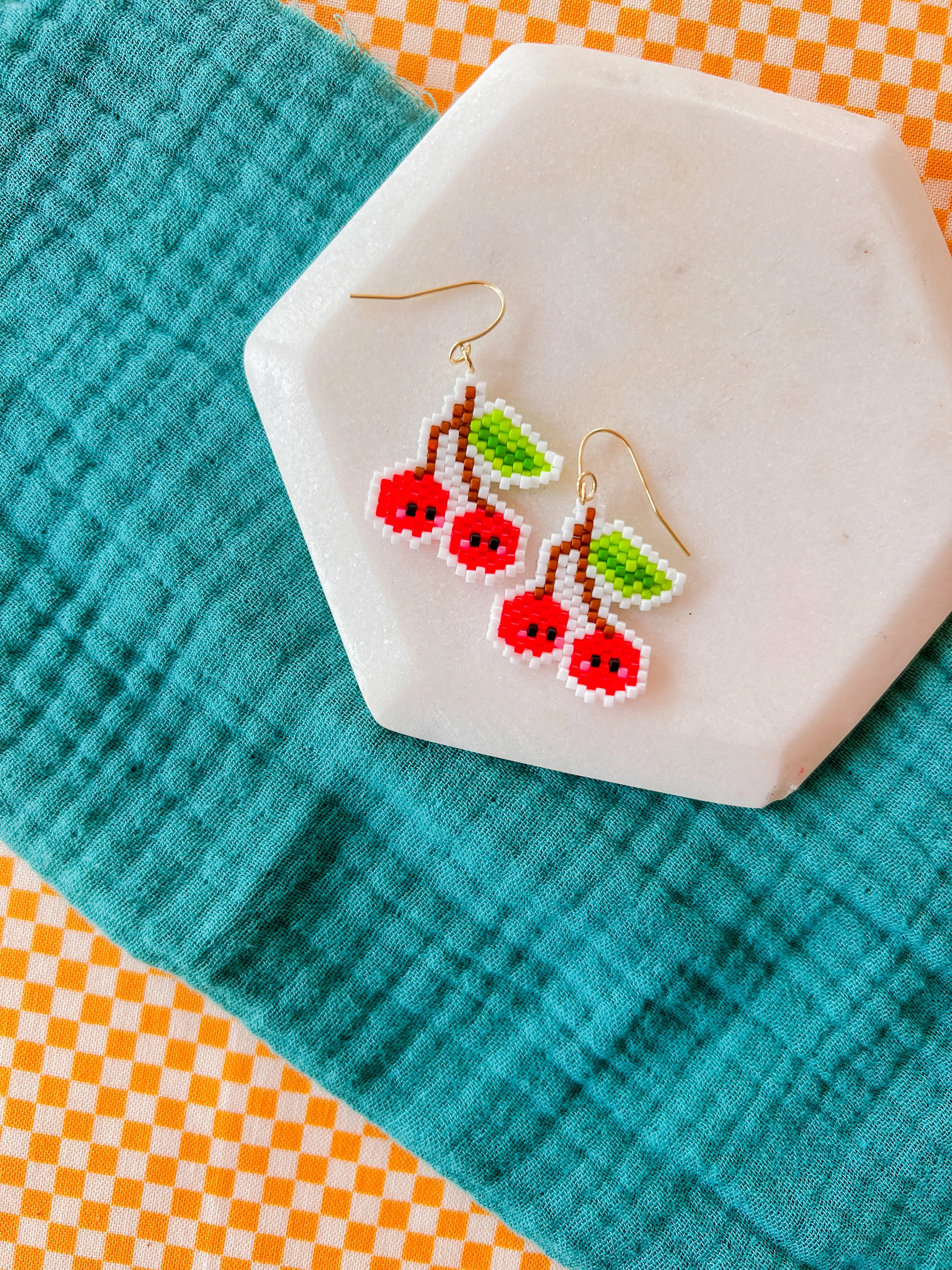 Cherry Cuties | Beaded Earrings