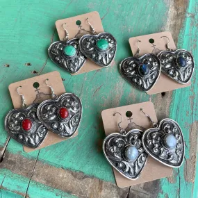 Chunky Heart Earrings