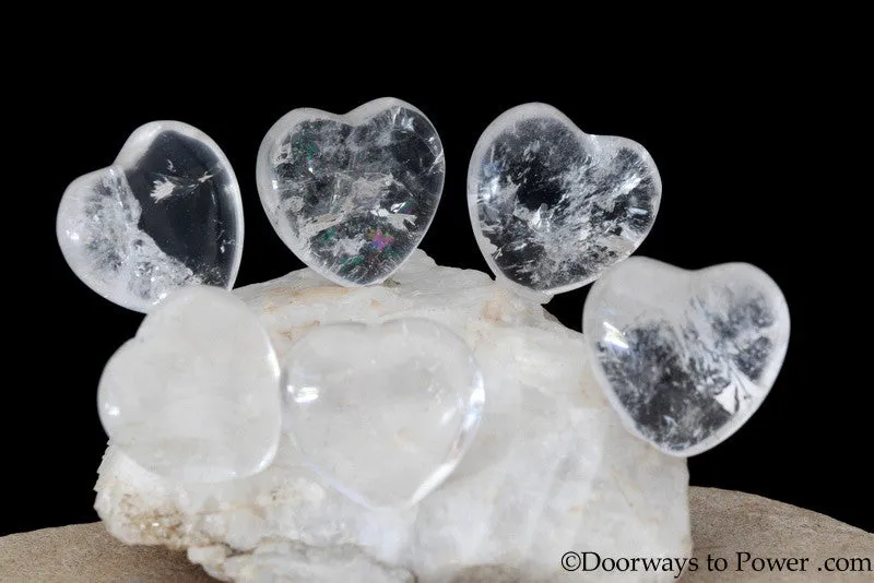 Clear Quartz Casa Crystal Heart Blessed & Energized