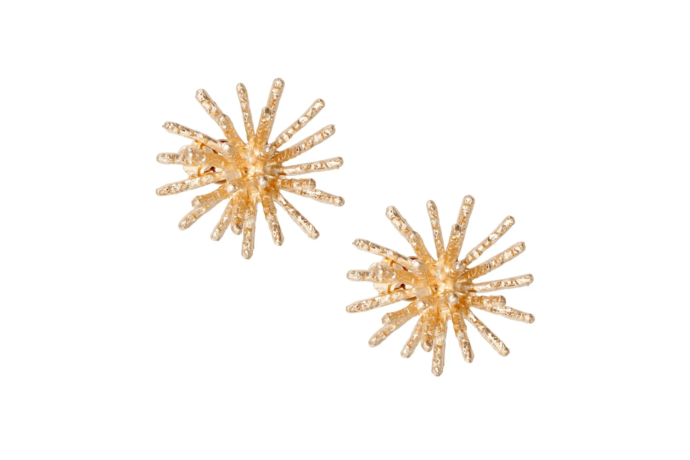 Clip On Medium Spike Earrings for Women