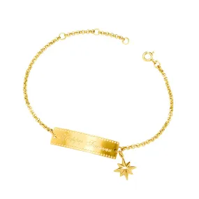 Cold Wind Luxury Gold Plated Bracelet by Planderful