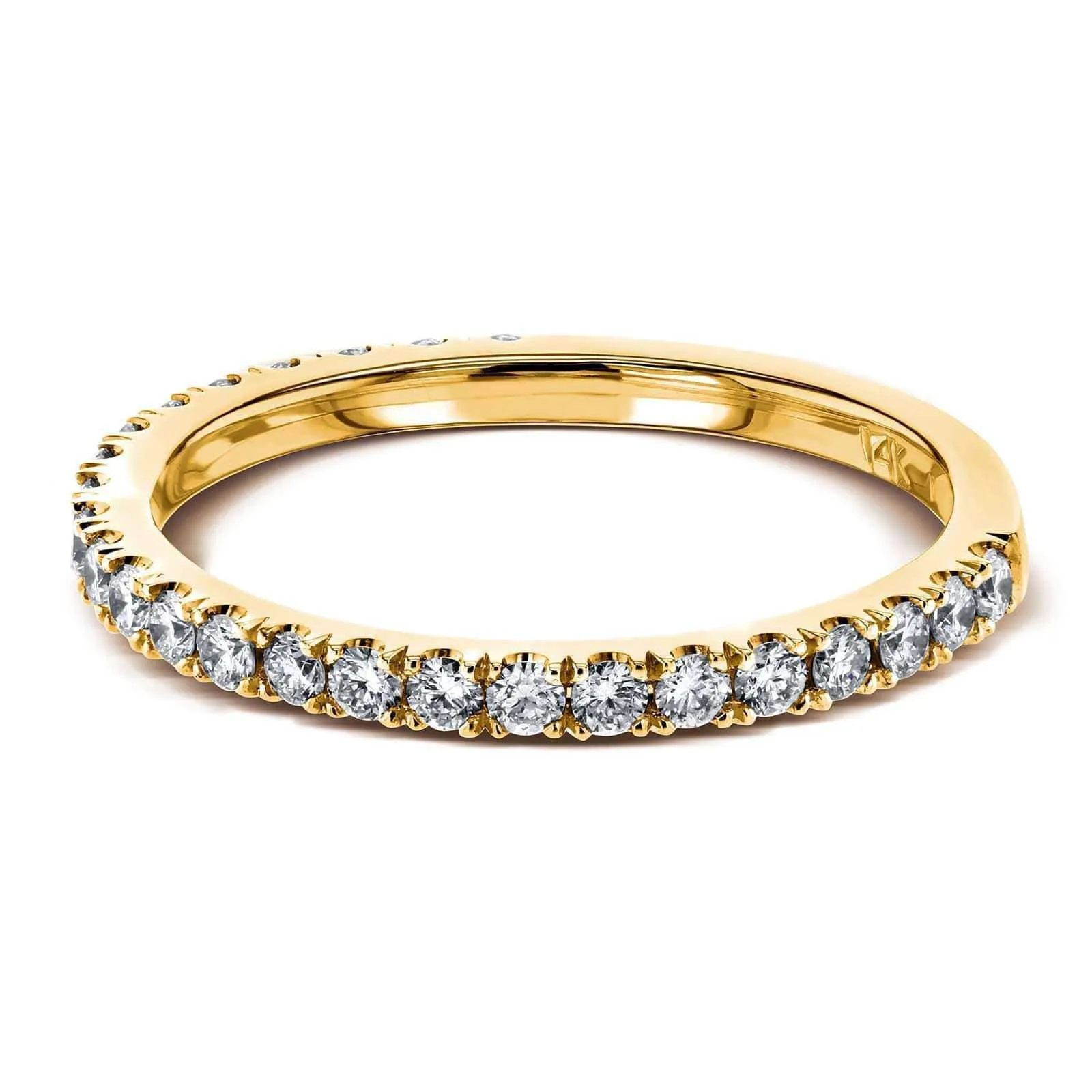 Diamond Semi Eternity 3/8 Carat TW Gold Band