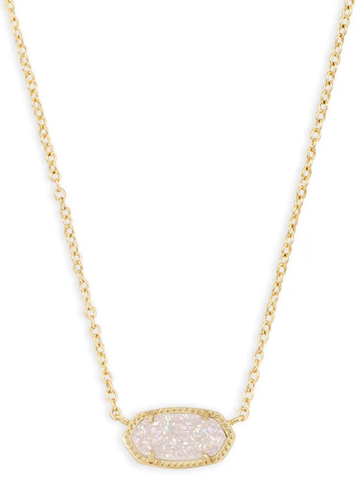 Elisa 20'' Pendant Gold Iridescent Drusy by Kendra Scott