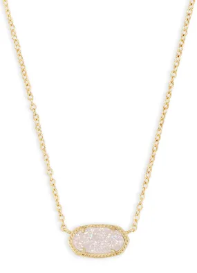 Elisa 20'' Pendant Gold Iridescent Drusy by Kendra Scott