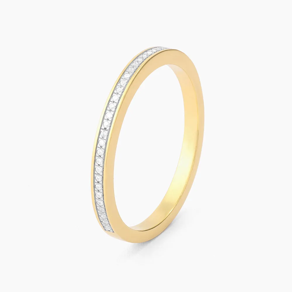 Ella Stein Diamonds & Bubbles of Gold Stackable Ring in Gold