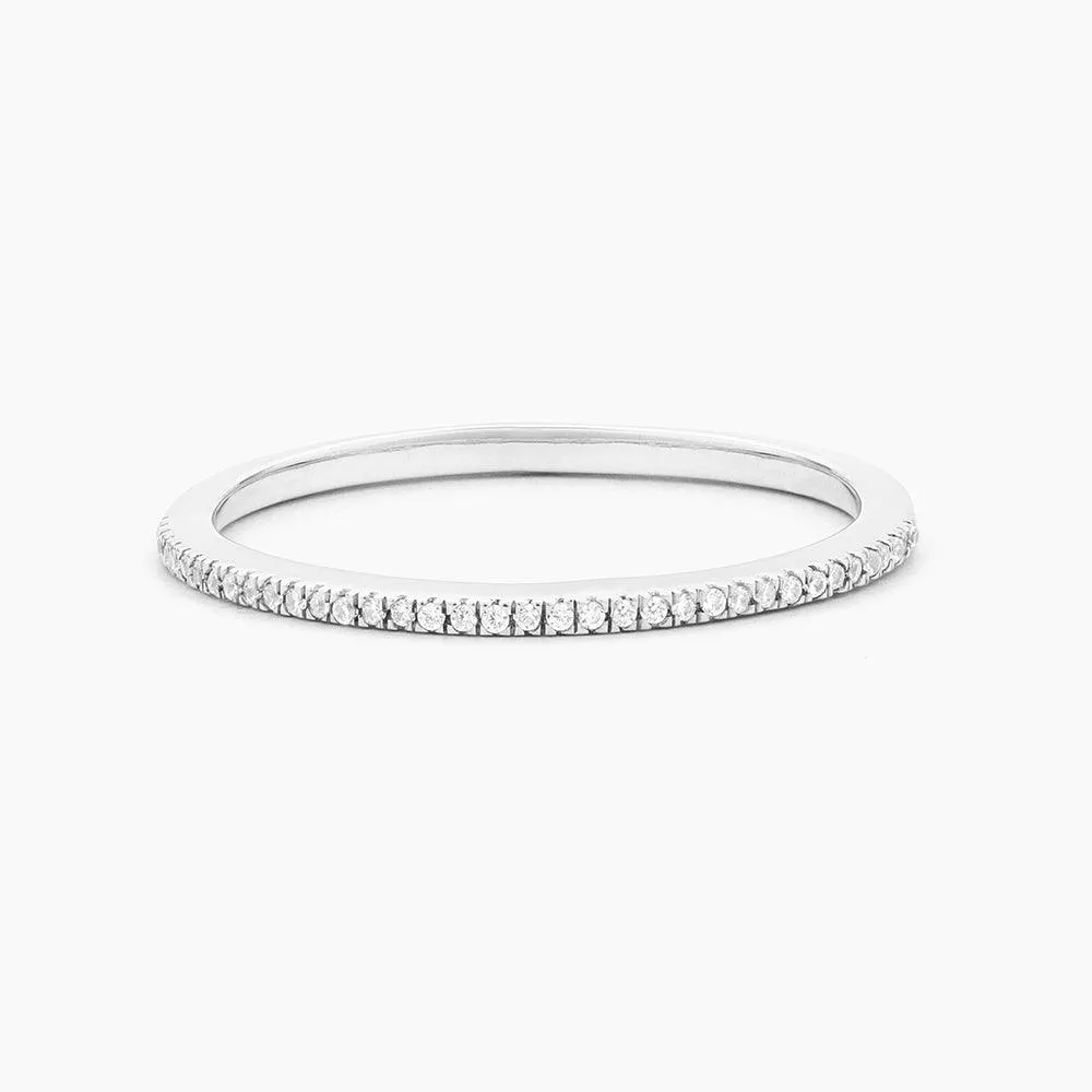 Ella Stein For All Eternity Stackable Ring in Sterling Silver - Size 5