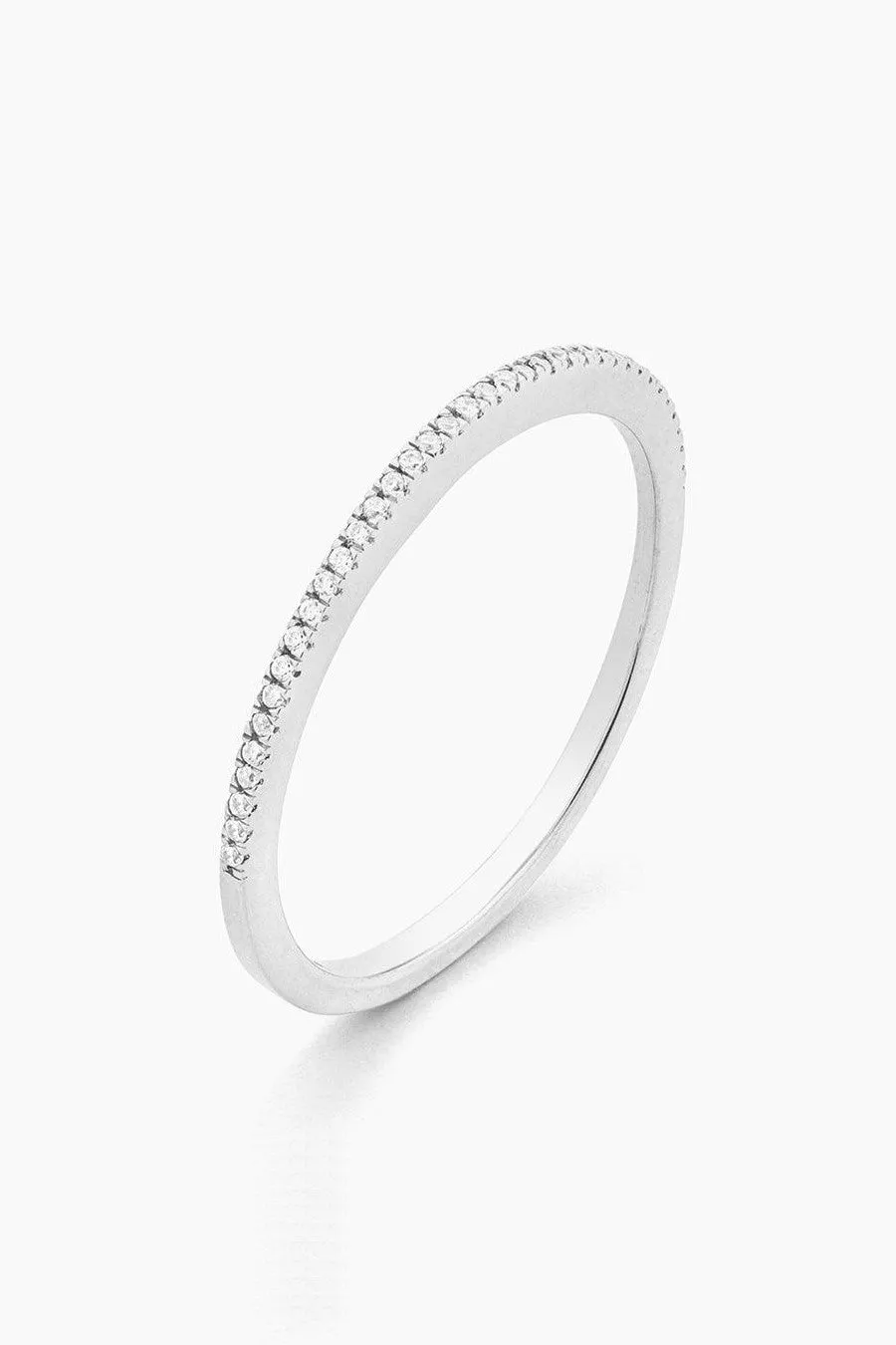 Ella Stein For All Eternity Stackable Ring in Sterling Silver - Size 5