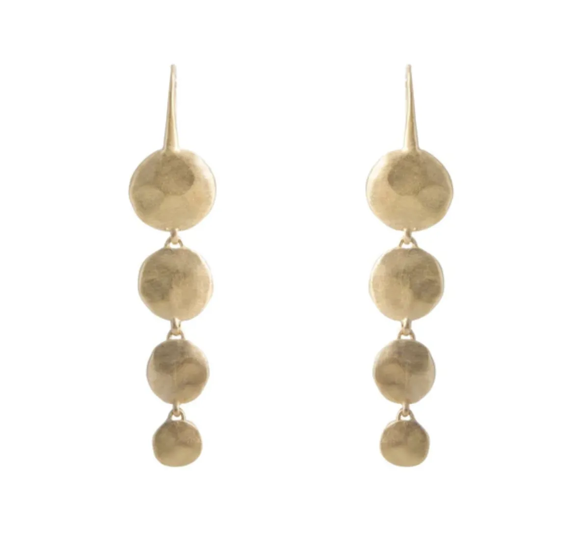 Fairley Waterfall Earrings Gold