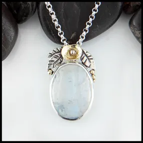 Floral Moonstone Pendant