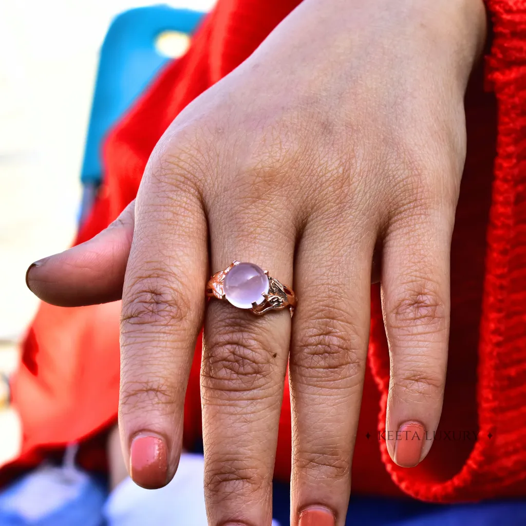 Flourishing Blooms - Rose Quartz Ring