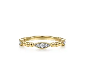 Gabriel & Co. 'Bujukan' Illusion Marquise Diamonds Stackable Ring