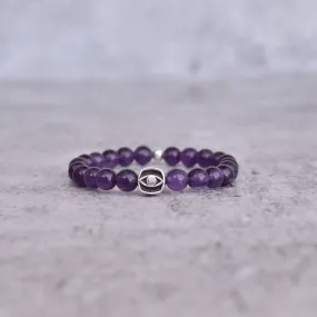 Gaze Of Protection - Amethyst Bracelets