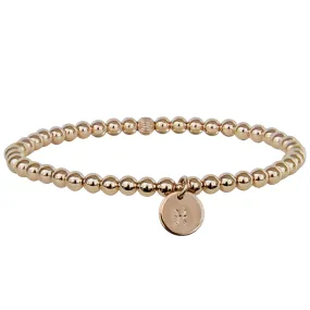 Gold Beaded Bracelet | Zodiac