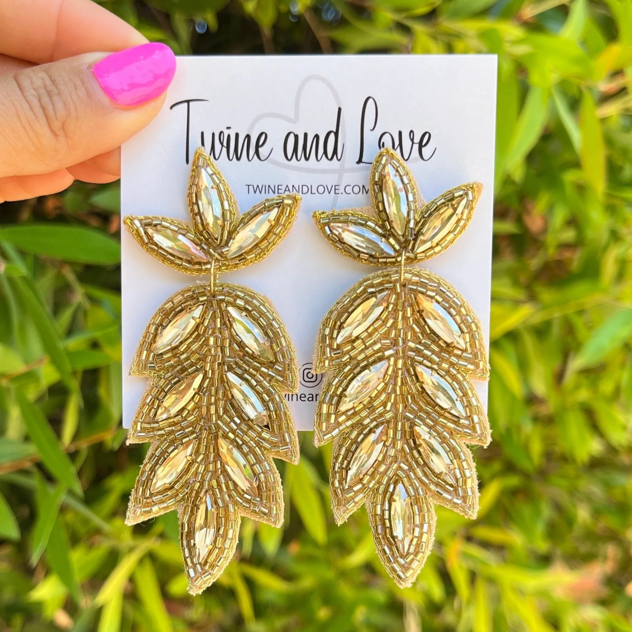 Gold Drop Earrings