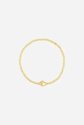 Gorjana Parker Heart Mini Bracelet Gold