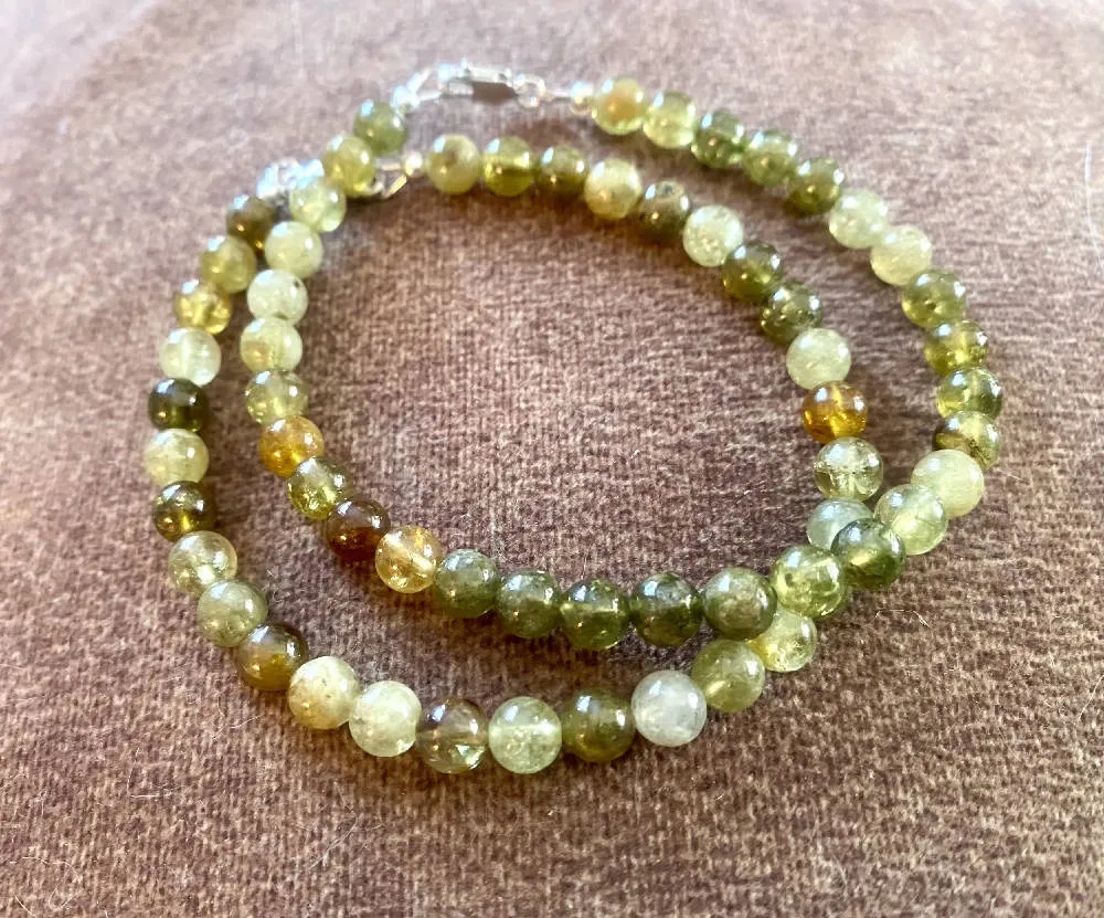 Green Garnet Men's Bracelet