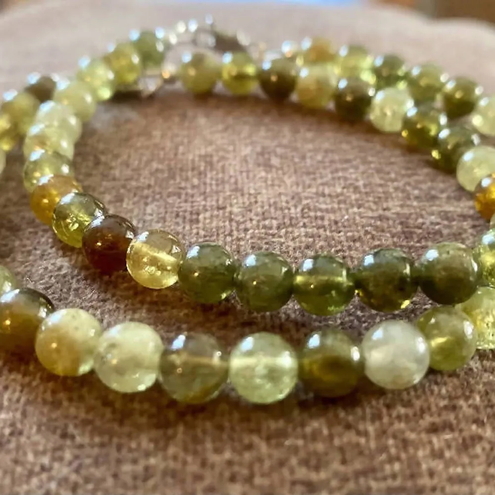 Green Garnet Men's Bracelet