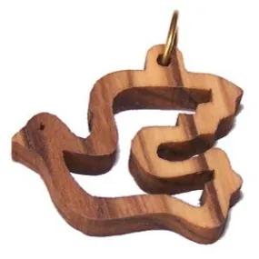 Holy Spirit Olive wood Dove Laser (6cm or 2.36" long )