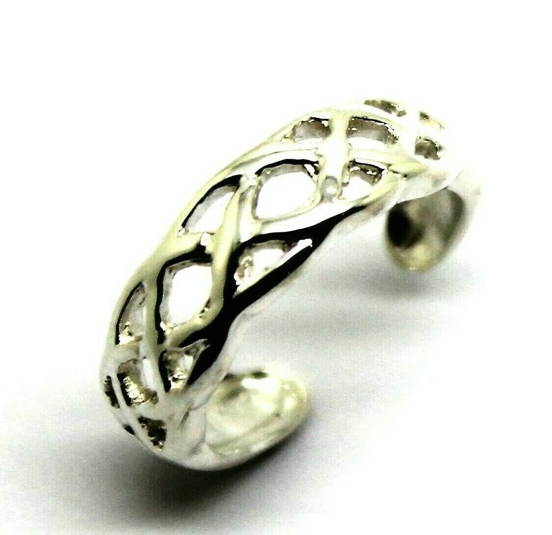 Kaedesigns New Genuine New Sterling Silver 925 Celtic Weave Toe Ring