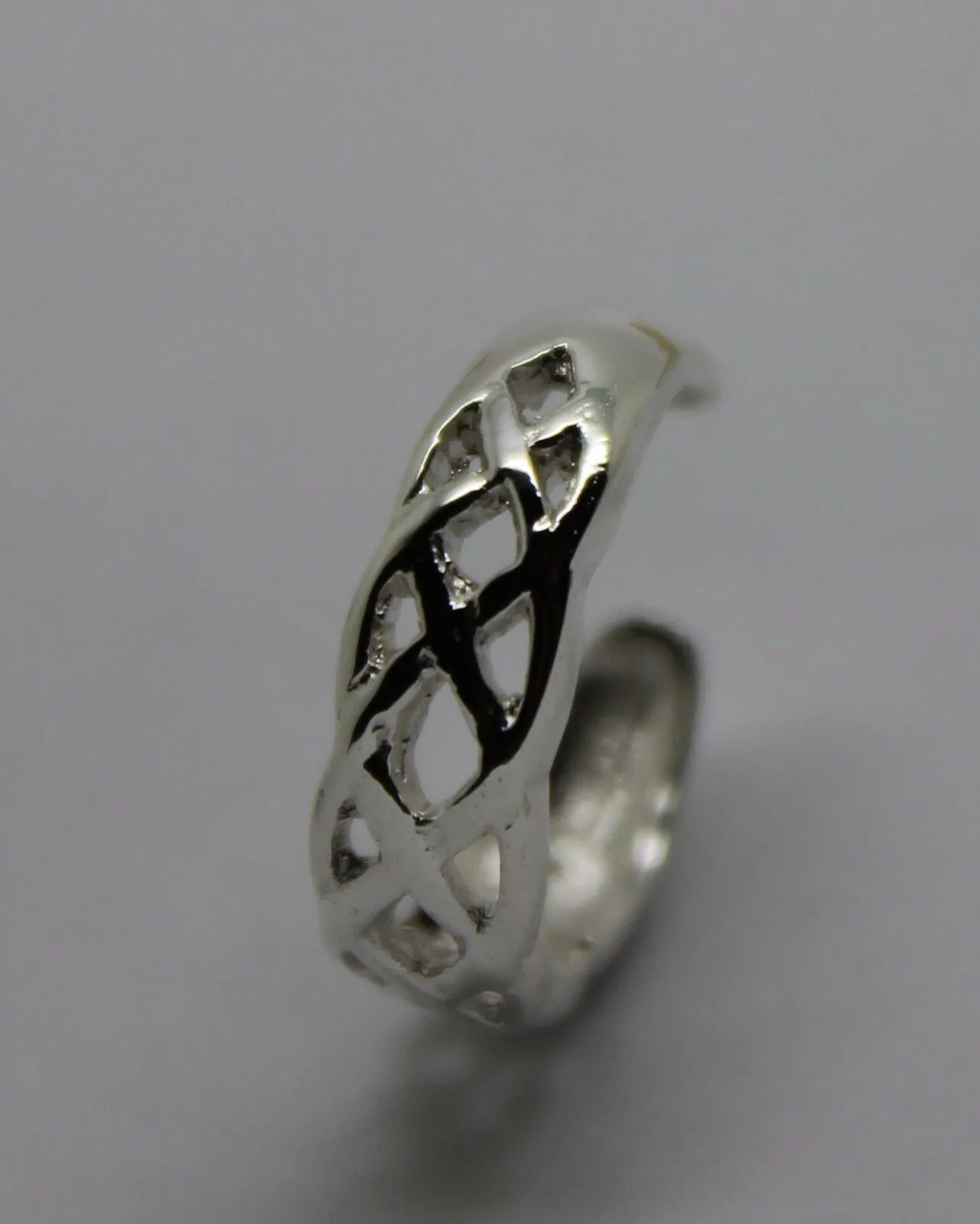 Kaedesigns New Genuine New Sterling Silver 925 Celtic Weave Toe Ring