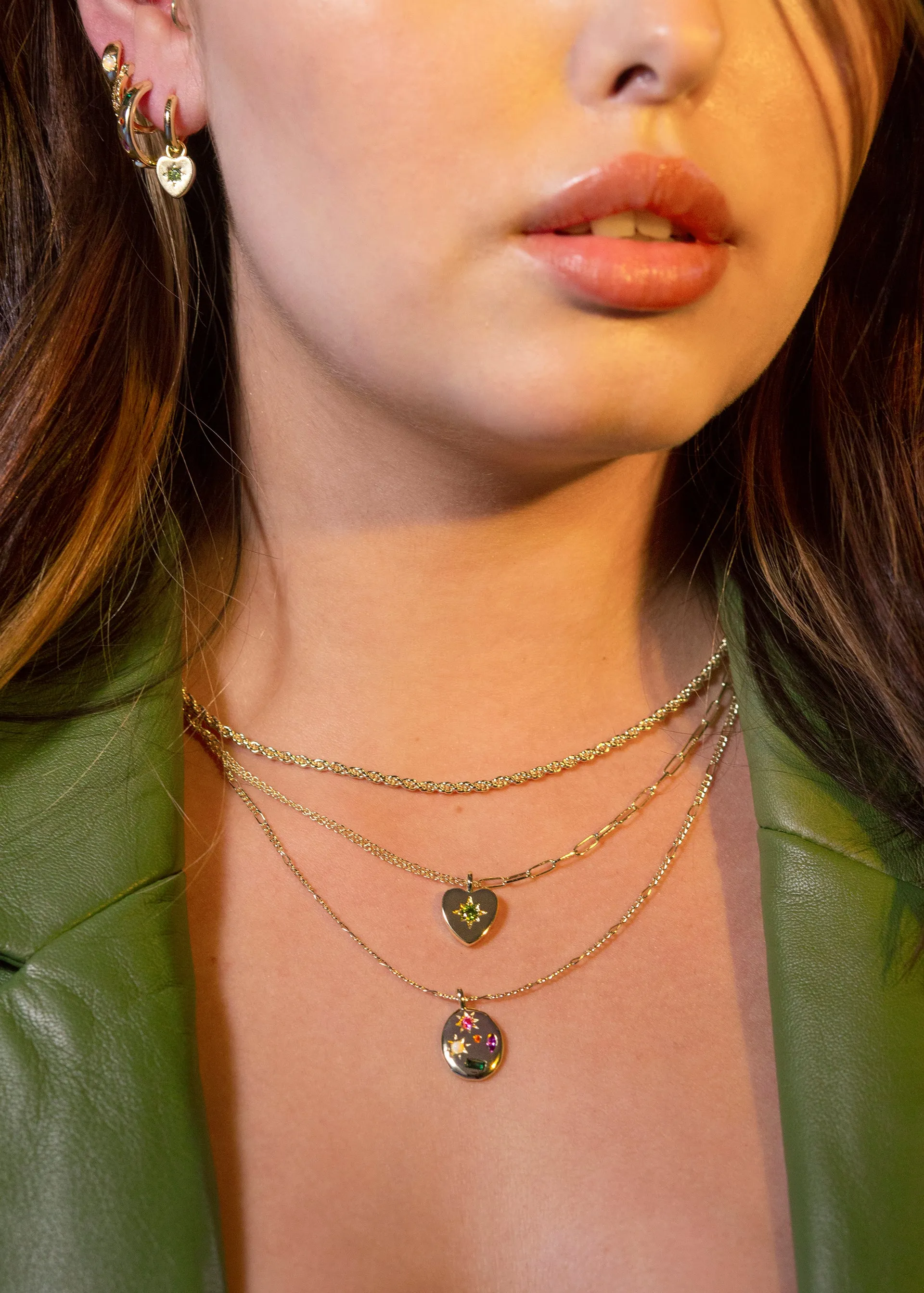 Kaleidoscope Gemstone Rainbow Necklace